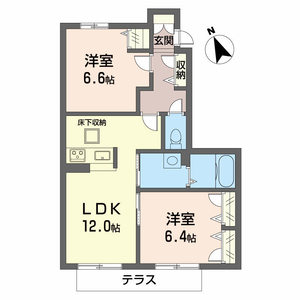 シャーメゾン南田宮 102号-2
