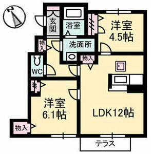 シャーメゾン春日　Ｂ棟 B102号室