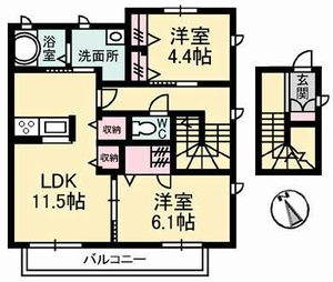 コンフォート A0201号室