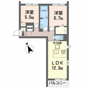 ガルテンＭＡＳＡＫＩ　Ａ棟 A0105号室