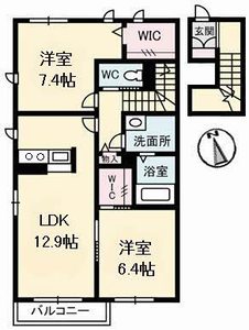 グランドール川口　Ｂ棟 B202号室