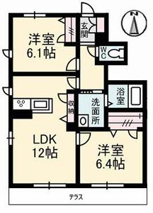 コンブリオ B棟 B0106号-12