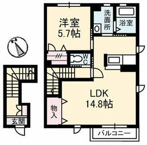シャーメゾンα 201号室