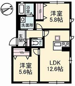 サンハイム　Ｃ棟 A0101号-2