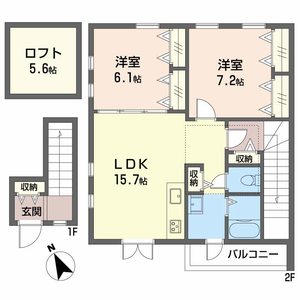 ティエドゥール A0201号室