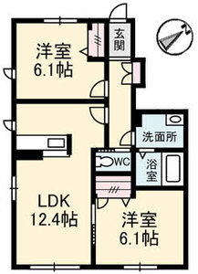 シャーメゾン郡家　Ｃ棟 C103号-16