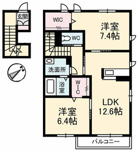 シャーメゾン郡家　Ｃ棟 C201号室