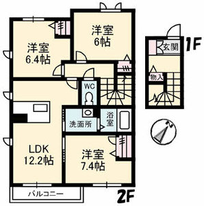 メゾン・ド・プルメリアⅠ A0202号室