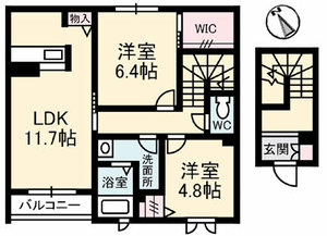 シャーメゾン坂本　２番館 202号室