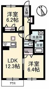 グランブーケ　Ｂ棟 B0106号室