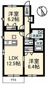 グランブーケ　Ｂ棟 B0107号室