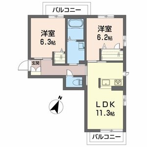 ベレオ　エクラージュ A0203号室