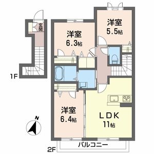 シャーメゾン フォルトゥーナ A0202号-2