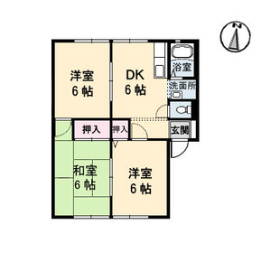 グリーンヒルズ泉川　Ｃ棟 C0102号室