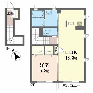 シャーメゾン浦川 201号室