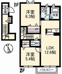セレーナ　Ａ棟 A0202号室
