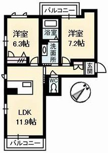 ヤマトハイムⅢ A0303号室