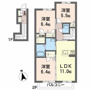 シャーメゾン　カトレア A0203号室