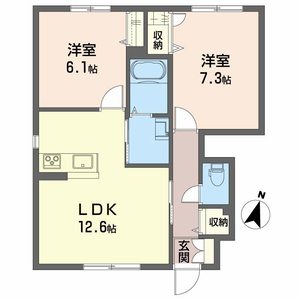 シャーメゾン　グラシャス　Ｂ棟 B0101号室