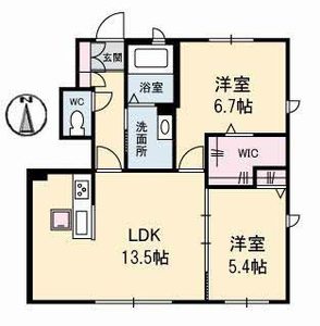 パーシモンⅡ A0106号室