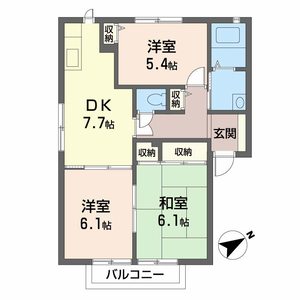 メゾンリブラ新町　Ｂ棟 B0105号室
