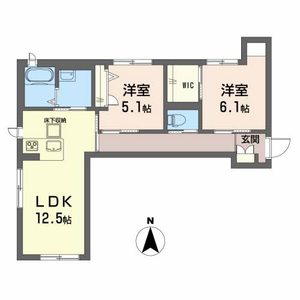 ＢＥＲＥＯ　Ｃｏｍｆｏｒｔ　Ｋｉｔａｓｈｉｍａｄａ A105号室