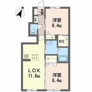 シャーメゾンみどり野 E棟 E0102号-2