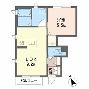 シルフィード山波　Ａ棟 A101号室