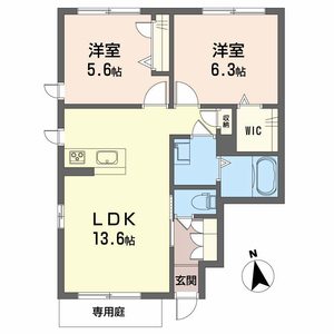 ジャルダン　デュ　パピヨン A0101号室