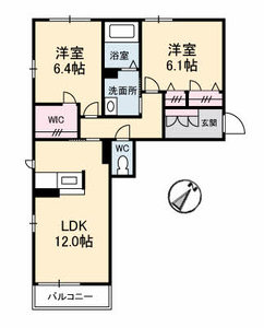 シャーメゾン　ベルクムント A0105号室