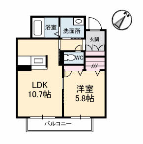 シャーメゾン　ベルクムント A0103号室