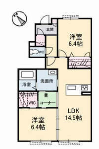 ラ・スリーズガーデン　Ｅ棟 E0103号-2