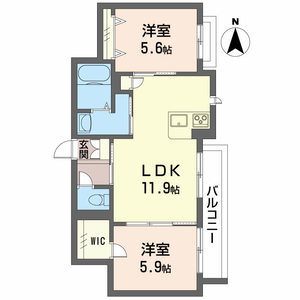 グランドベレオ田宮 302号室