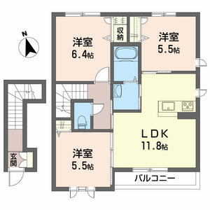 シャーメゾン・西野 A0203号室