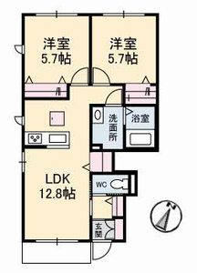 ブラン・ペーシュⅡ A0101号室