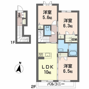 シャーメゾン　フラーリッシュⅠ 202号-2
