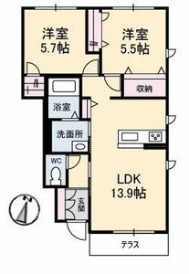 ベルブランシュ笹沖　Ａ棟 A0101号室