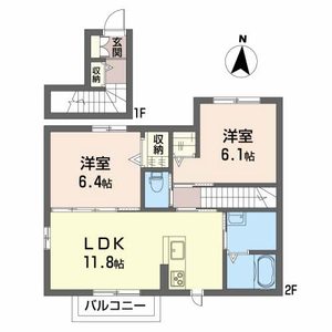 シャーメゾン　フラーリッシュⅡ B0201号室