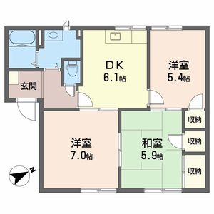 ニューライフ越智 A0201号室