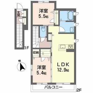 シャーメゾン・サンセイ 202号-2