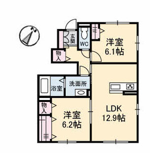 リバーサイド広古新開　Ａ棟 A0101号室