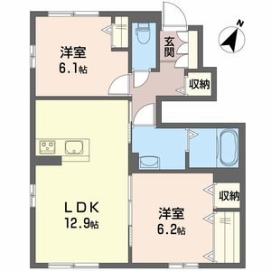 リバーサイド広古新開　Ａ棟 A0104号室