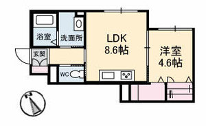 ベレオ亀井町 102号室
