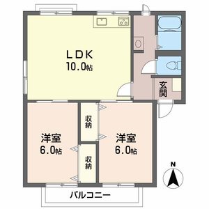 フレグランス高橋　Ｂ棟 B0203号-2