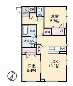 クラレッド　マーレ A0105号室