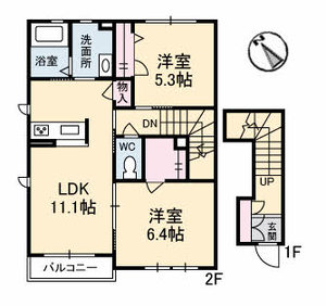 プロヌーブ原田町　Ａ棟 A203号室