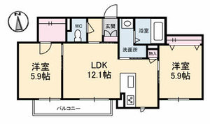 ローズガーデン 202号-16