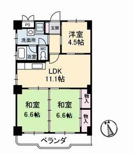 真締川ハイツ A0306号室