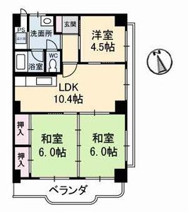 真締川ハイツ A0401号室