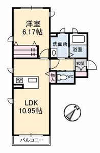 シャーメゾンＬｉｂｅｒｔｅ A0103号室